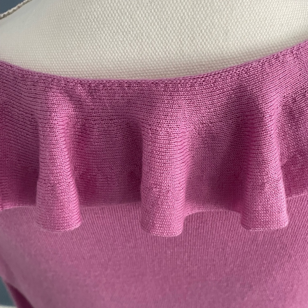 J Crew Ruffled Wool Cardigan 💗 - Picture 4 of 6